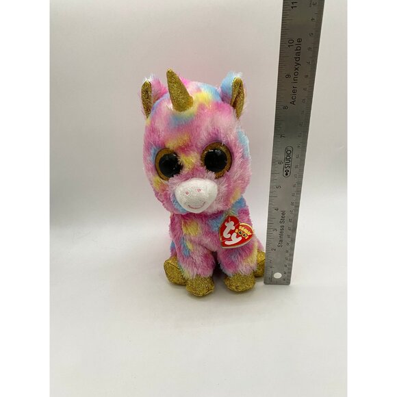 2018 TY Beanie Boo "Fantasia" Unicorn Plush - Picture 7 of 9